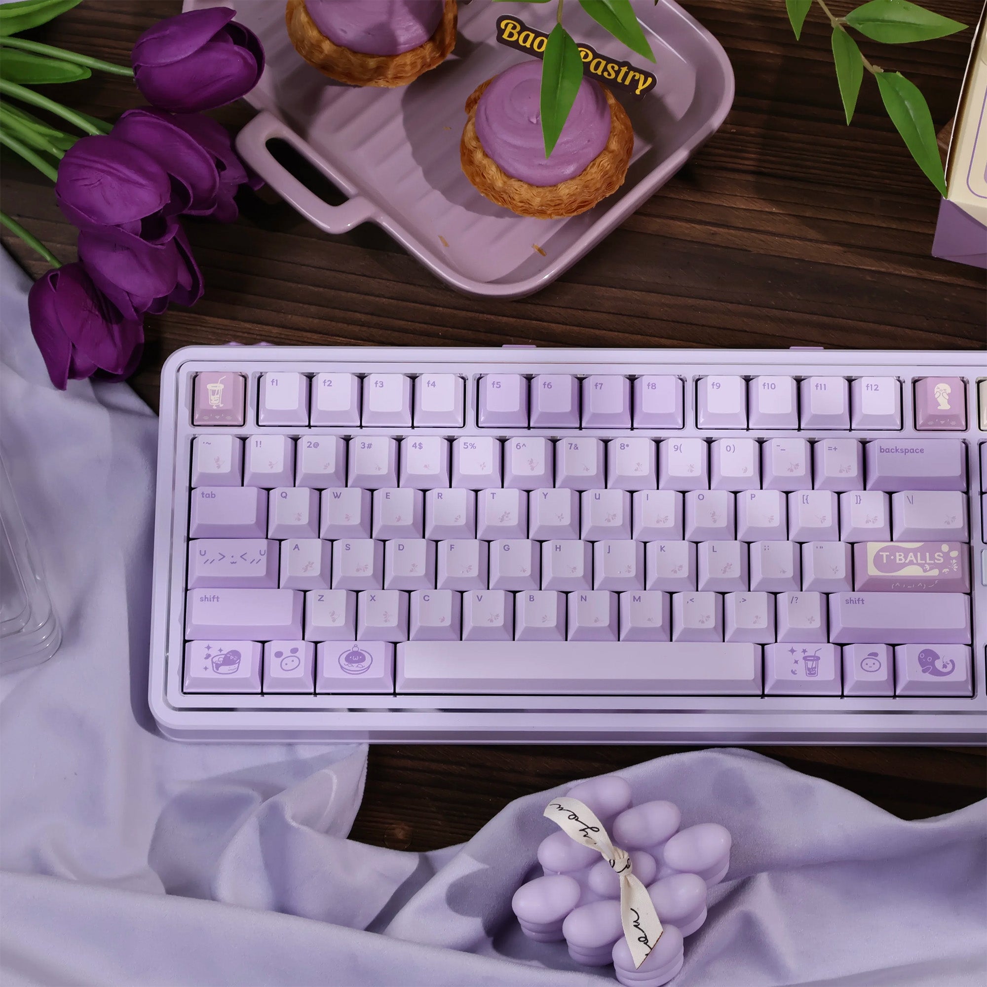 Taro Balls Keycaps