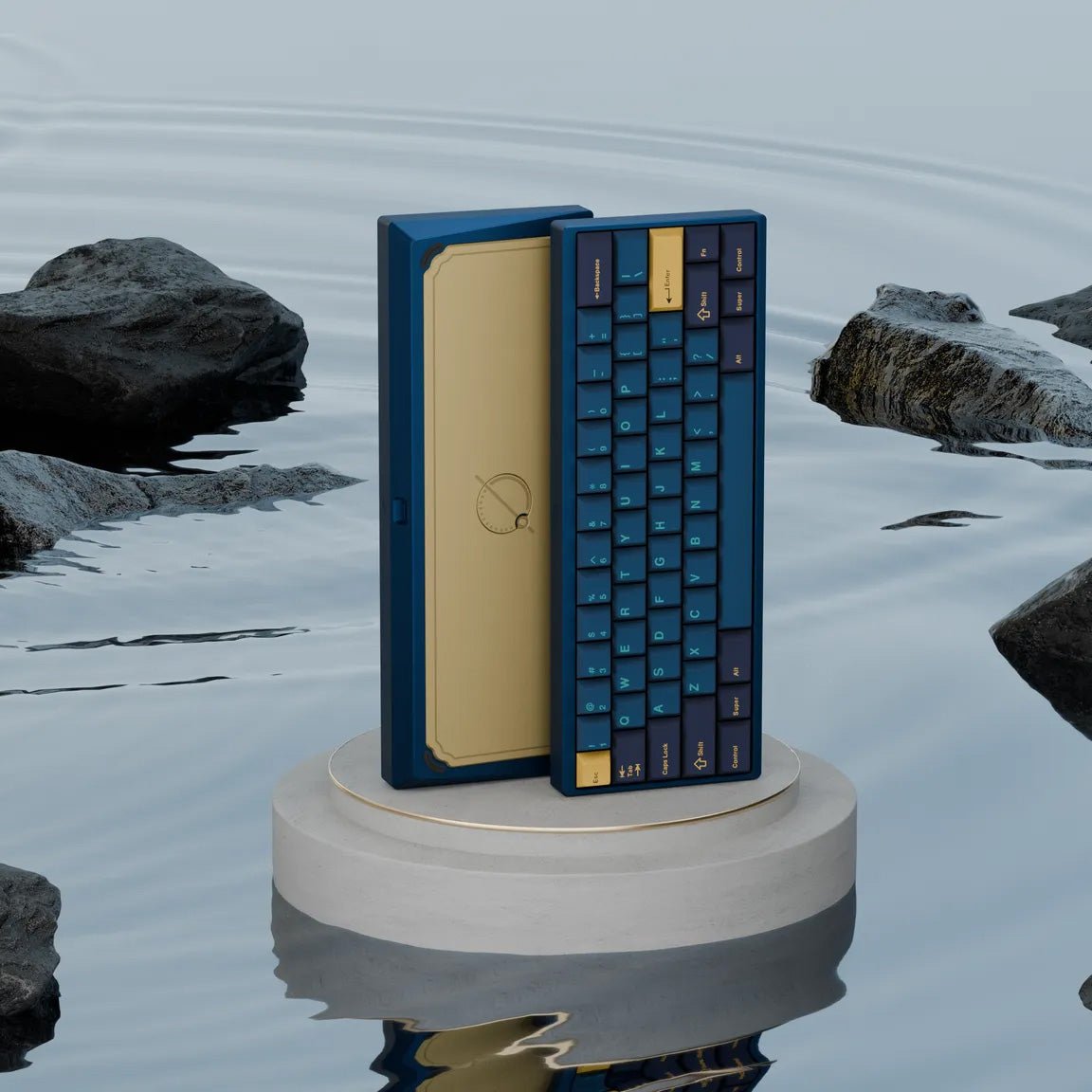 Neo60 core black/gold 自作キーボード Neo60 Core – KeyBay Tech