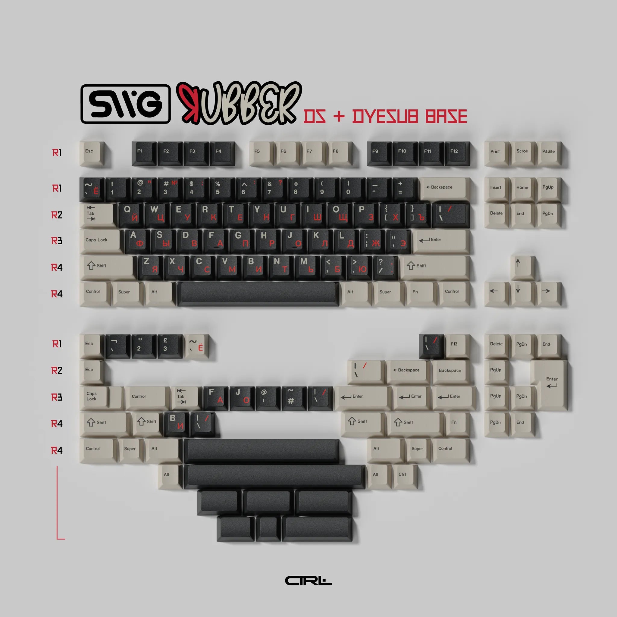 [GB] SWG Rubber keycaps