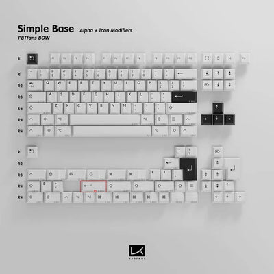 [In Stock] PBTfans BOW PBT keycap set
