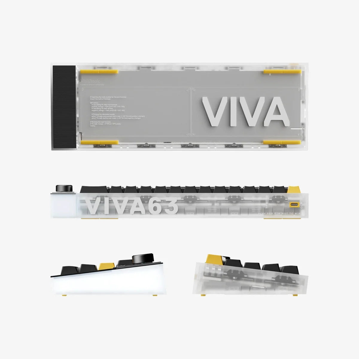 MelGeek VIVA63 HE Gaming Keyboard