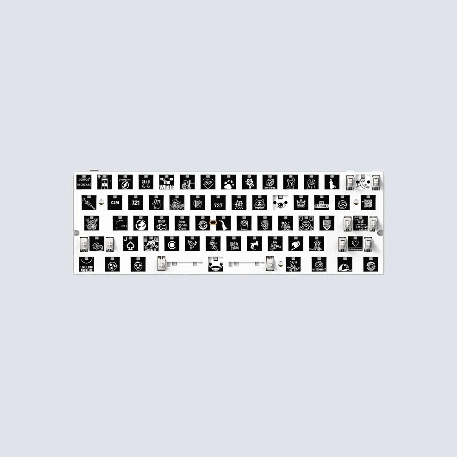 Wooting 60He V2 Module PCB - ANSI