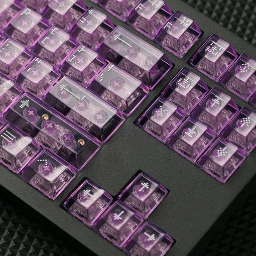 Asimov Transparent ABS Keycaps