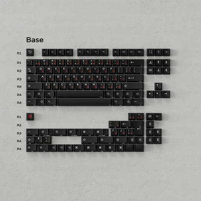 PBTfans Crosshair PBT Tripleshot keycaps