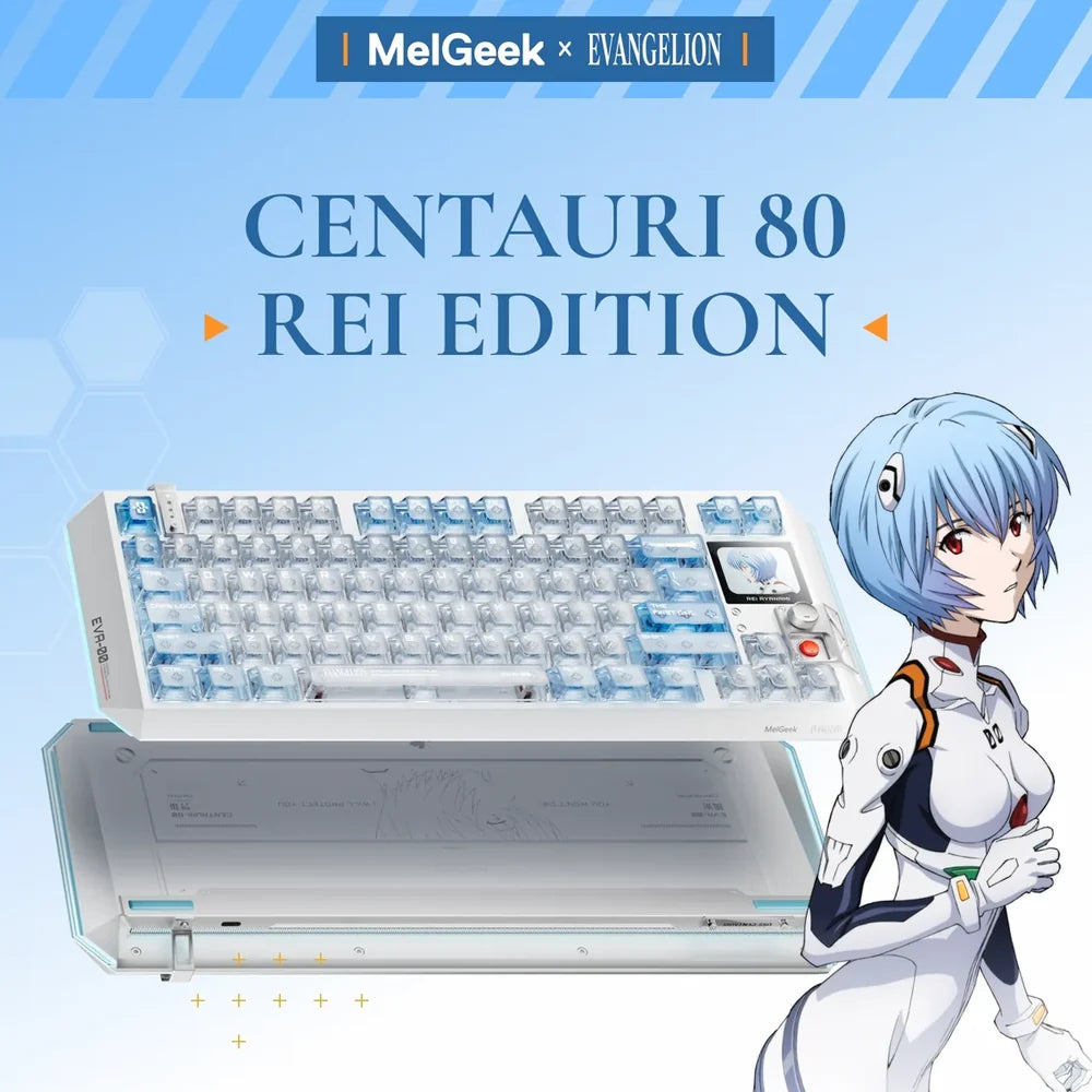 MelGeek x Evangelion Centauri80 REI Edition HE Keyboard