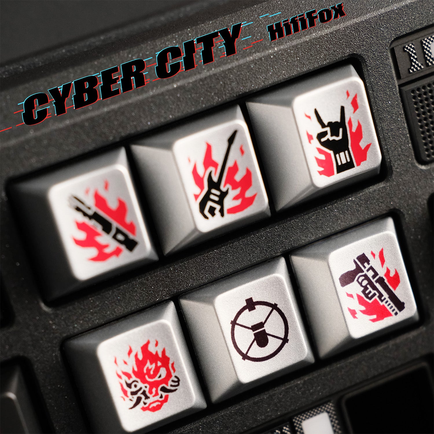 Hifi Fox - Cyber City PC Keycaps