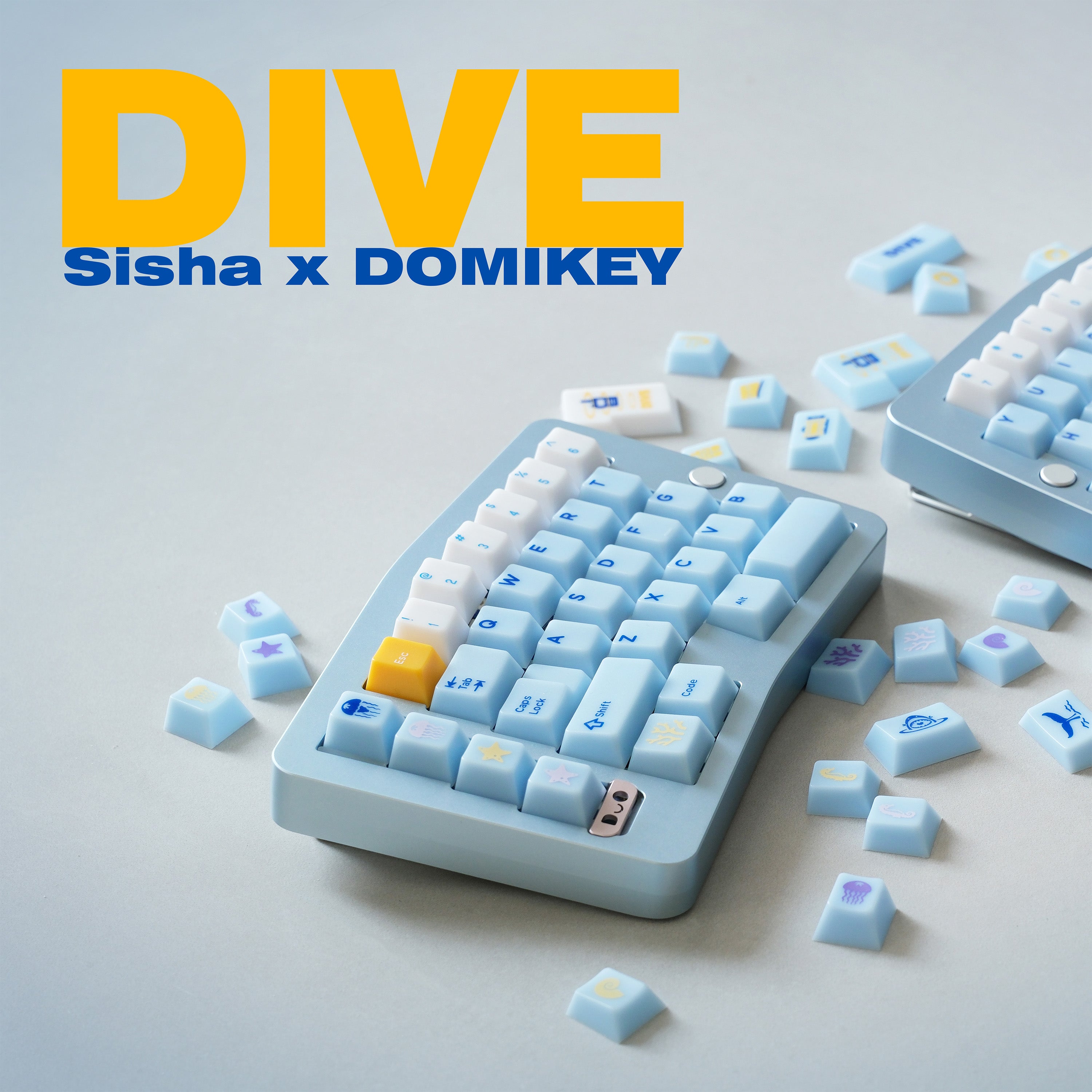 DIVE Sisha x DMK PC Keycap set