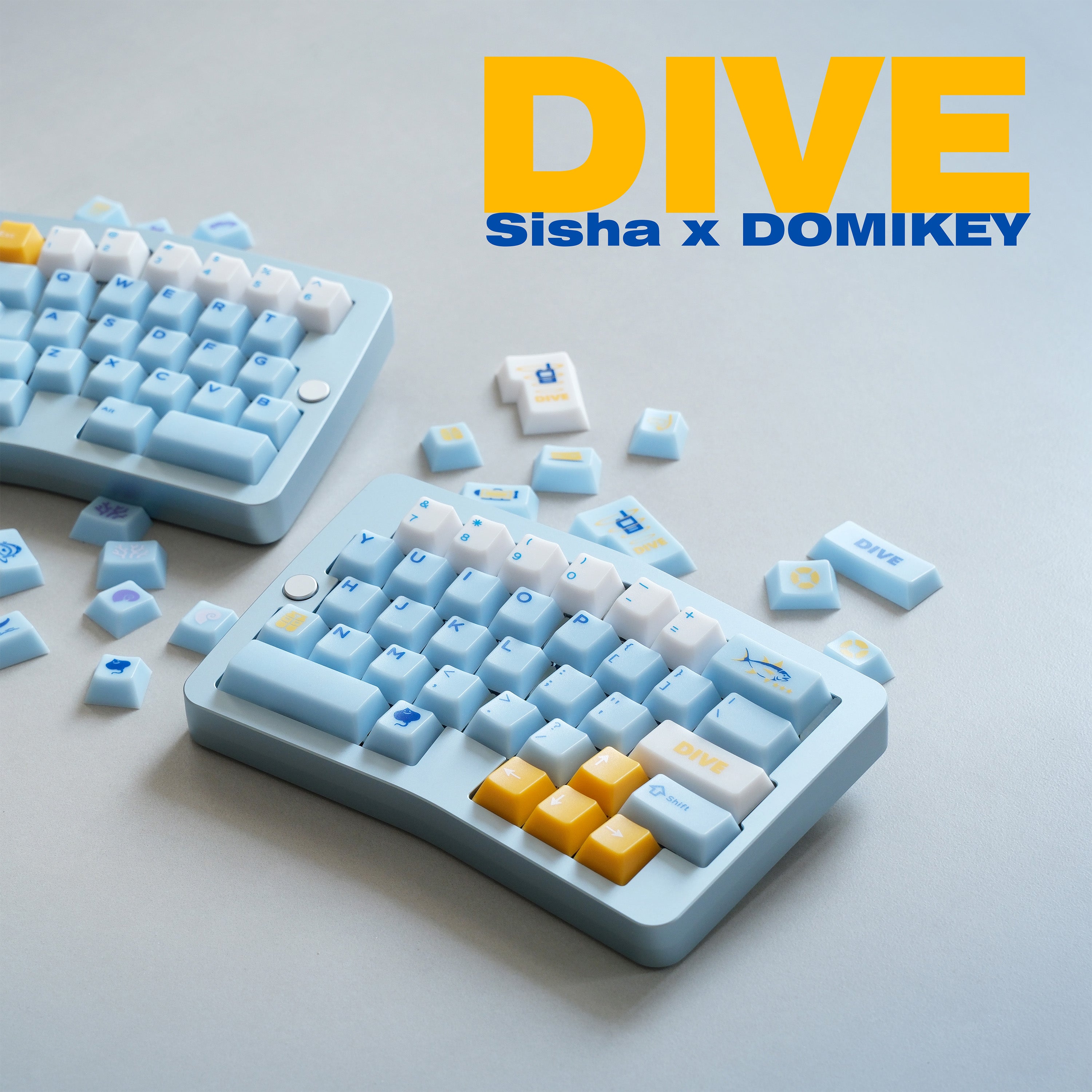 DIVE Sisha x DMK PC Keycap set