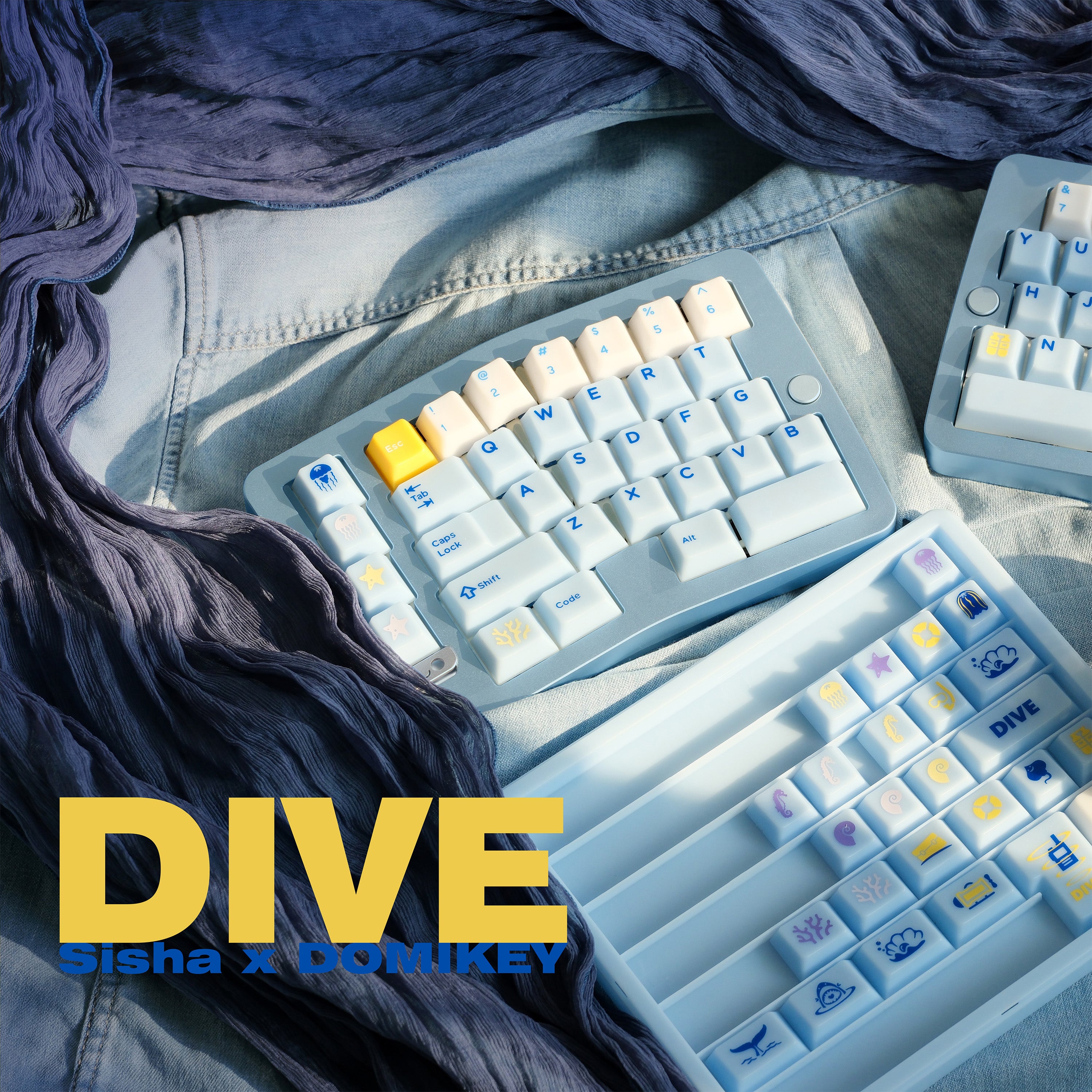 DIVE Sisha x DMK PC Keycap set