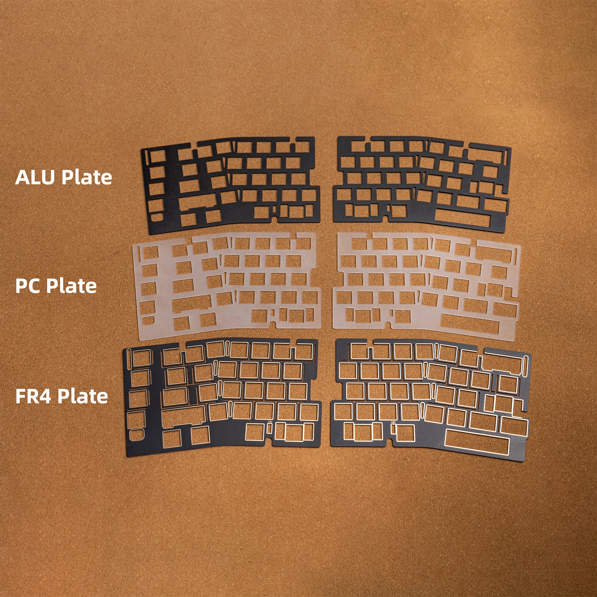 QK Alice Duo Extra Parts (PCB, Plate, Knob, Badge)