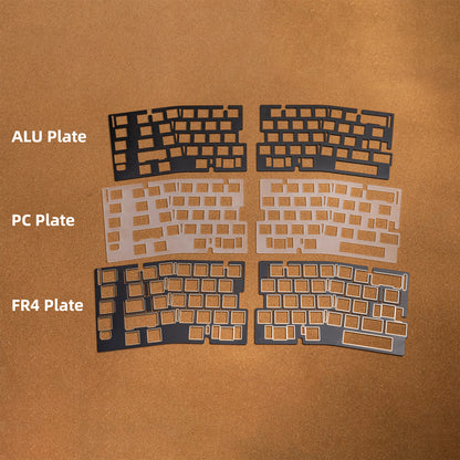 QK Alice Duo Extra Parts (PCB, Plate, Knob, Badge)