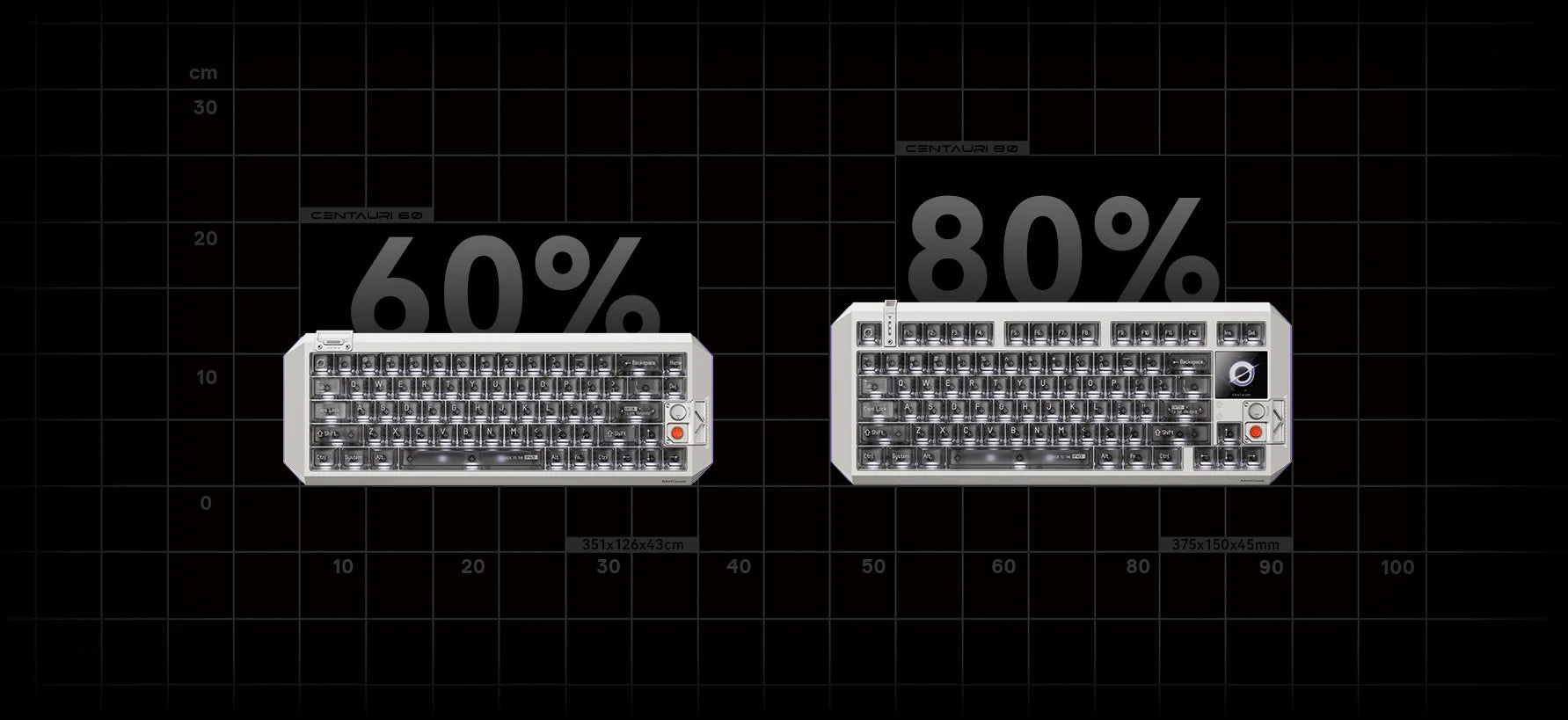 Melgeek Centauri 60 Hall Effect Magnetic Gaming Keyboard