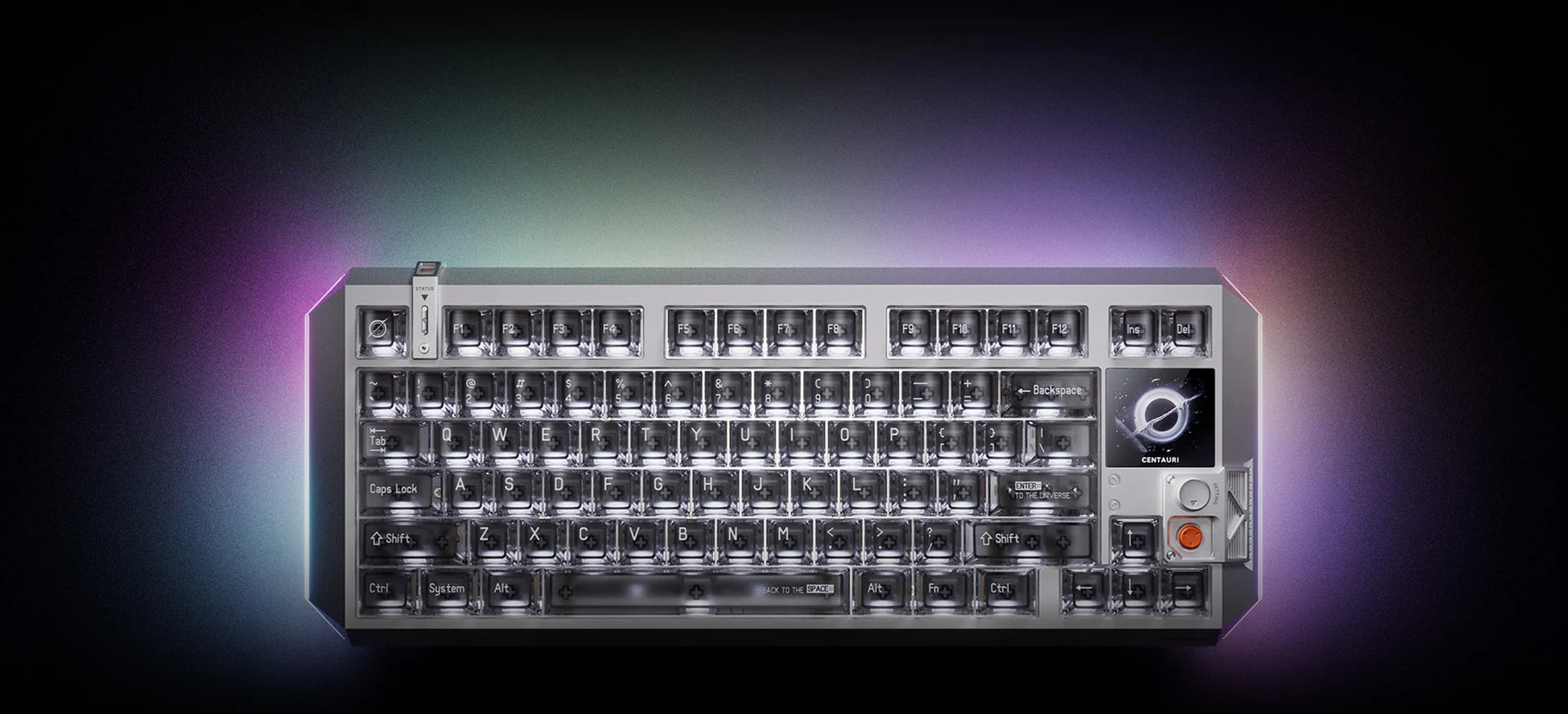 Melgeek Centauri 60 霍尔效应磁轴游戏键盘