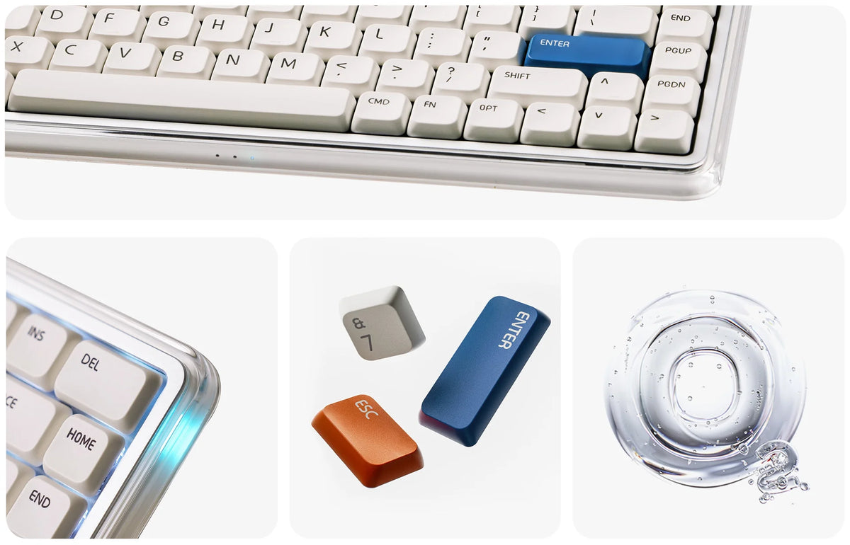 MelGeek O2 Wireless low profile mechanical keyboard
