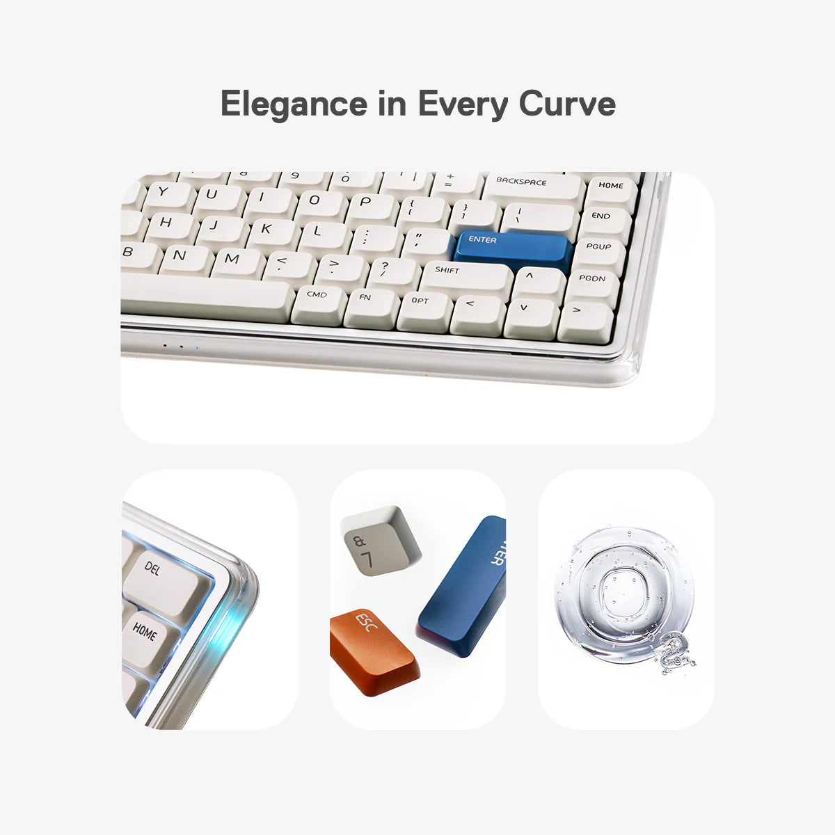 MelGeek O2 Wireless low profile mechanical keyboard