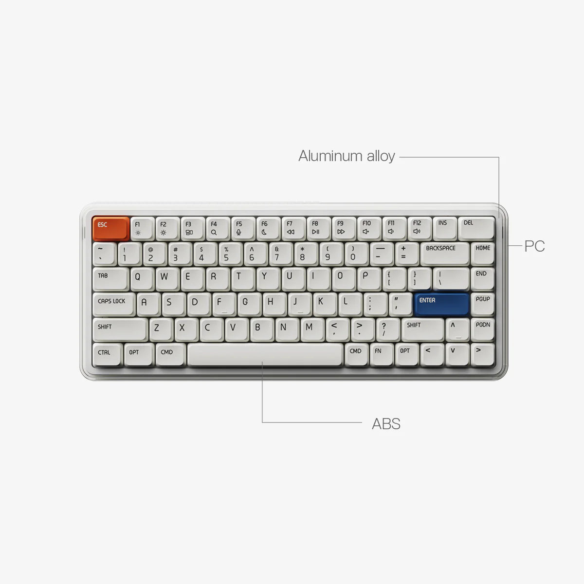 MelGeek O2 Wireless low profile mechanical keyboard