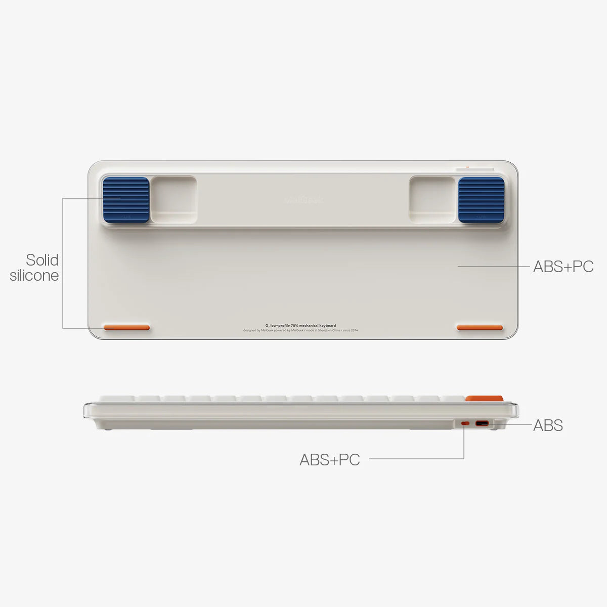 MelGeek O2 Wireless low profile mechanical keyboard