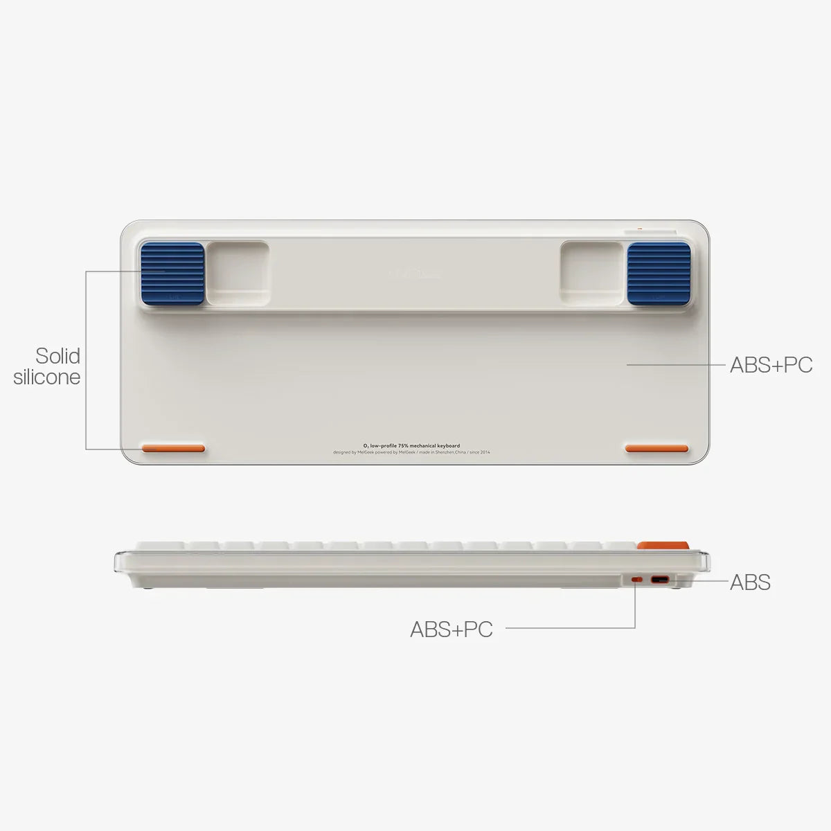 MelGeek O2 Wireless low profile mechanical keyboard