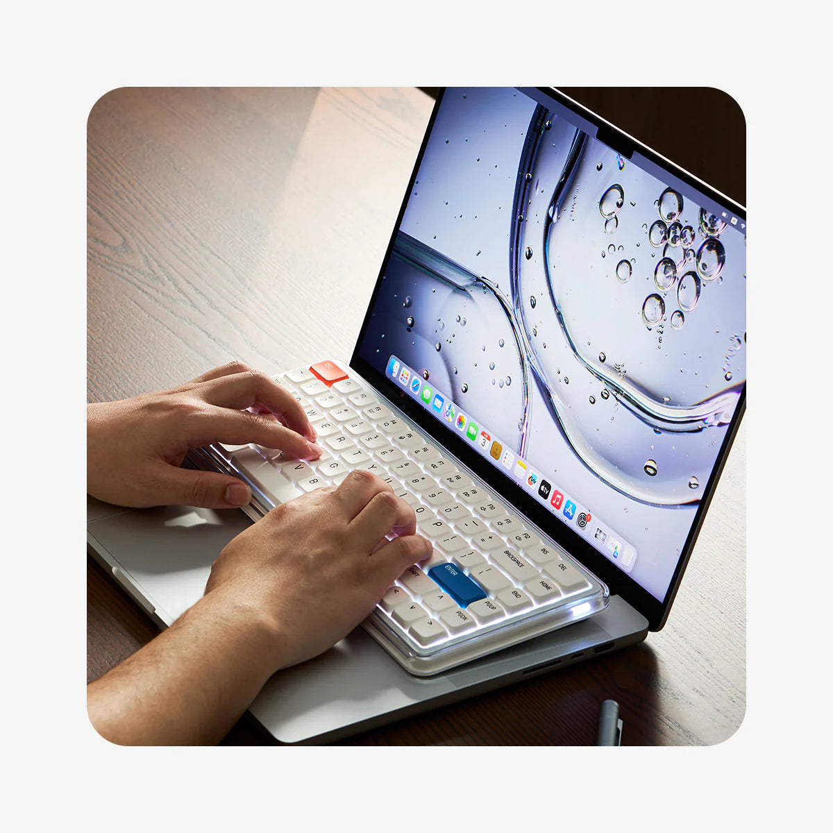 MelGeek O2 Wireless low profile mechanical keyboard