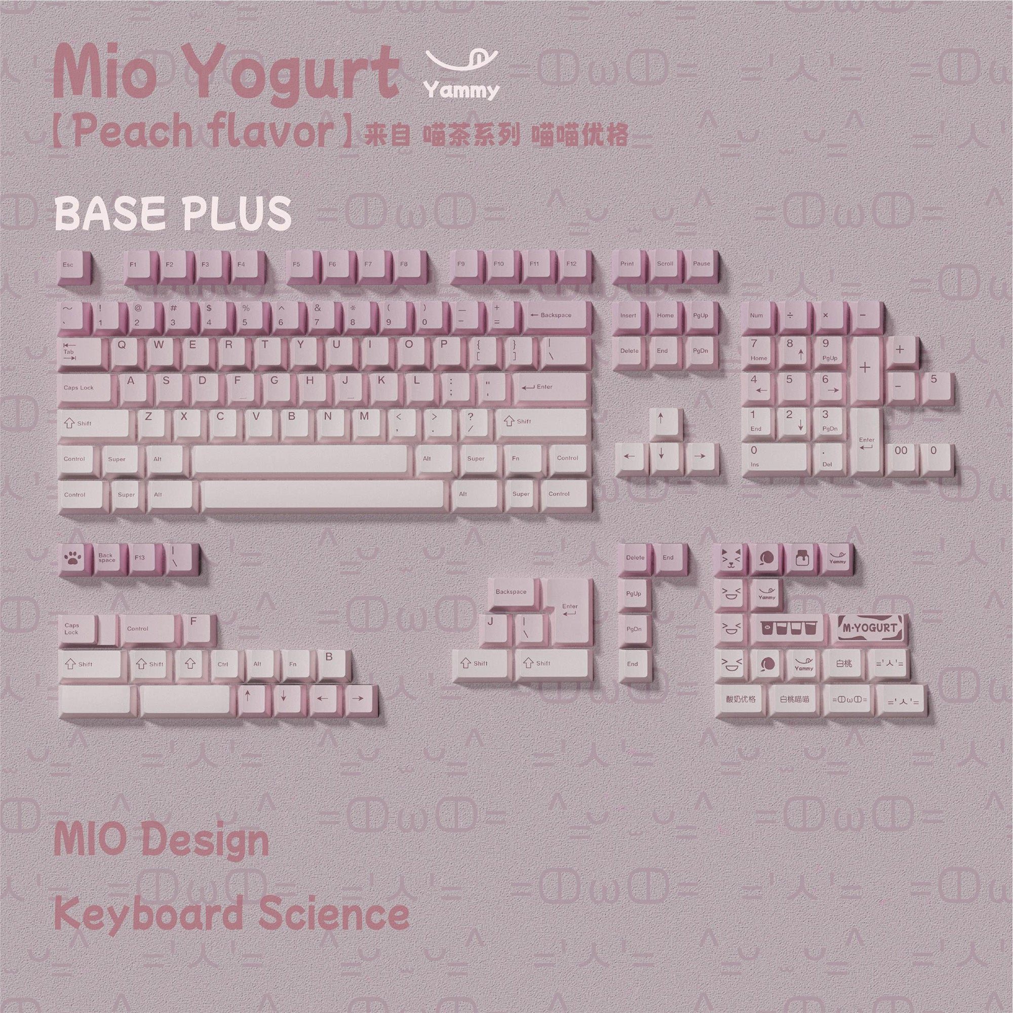 Mio Yogurt Keycap set