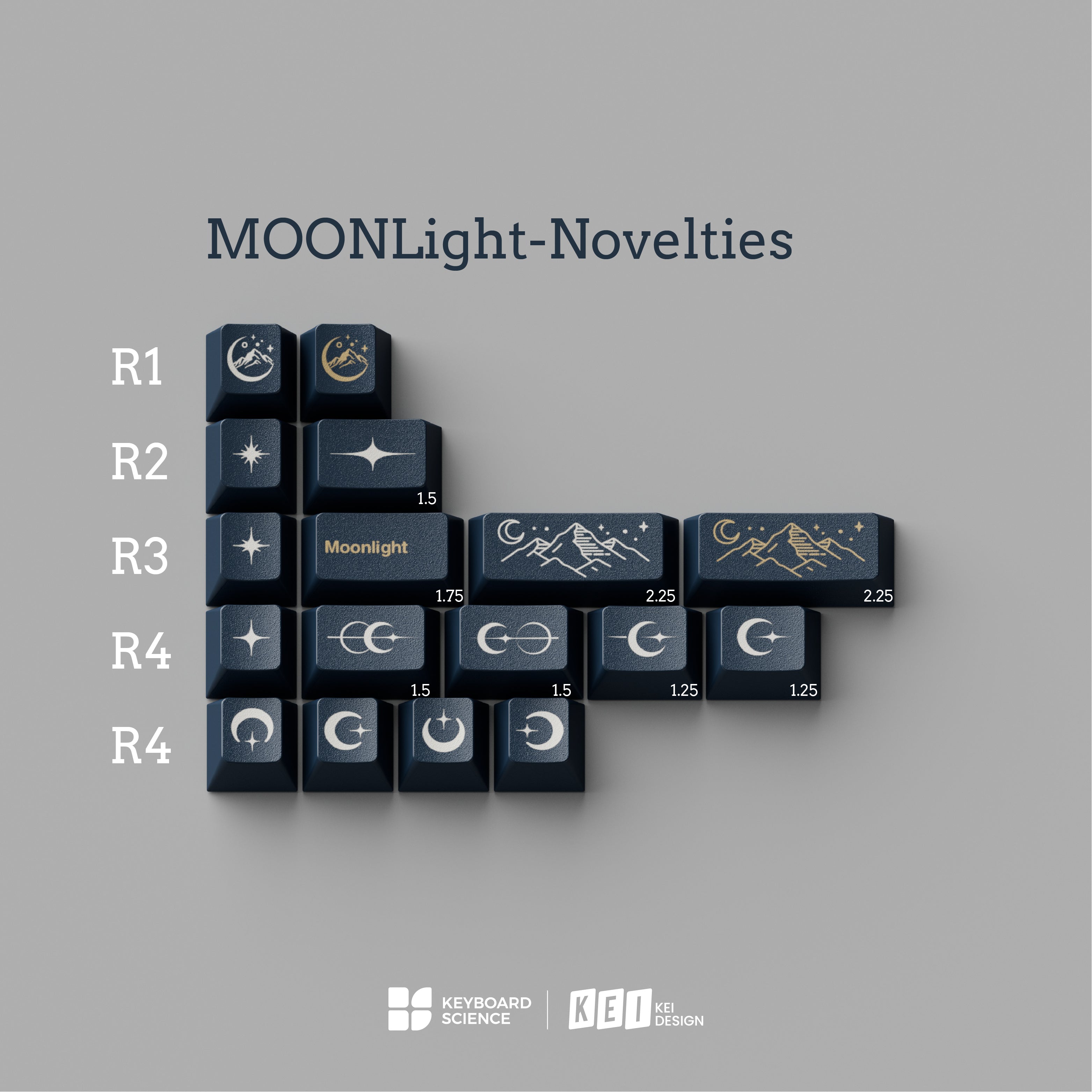 [Preorder] Moonlight Keycap set - KEI
