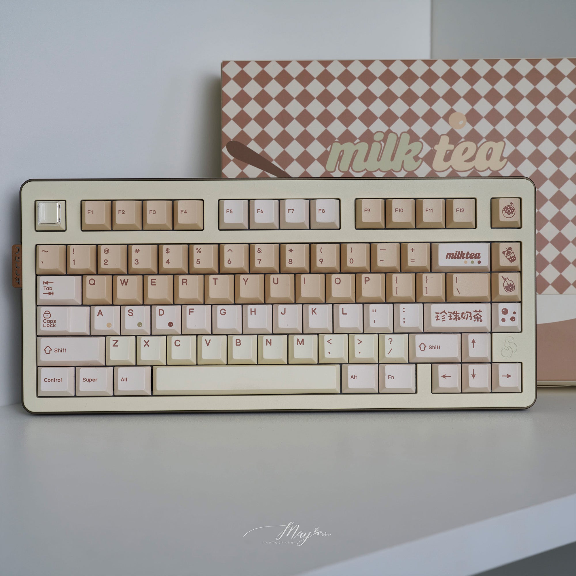 Pearl Milk Tea Keycap set