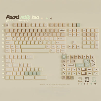 Pearl Milk Tea Keycap set