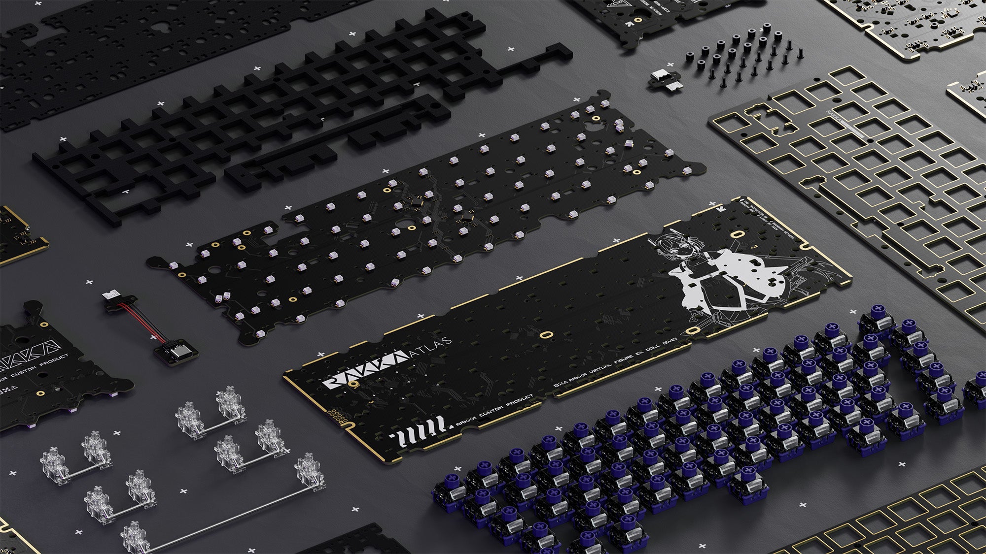 Rakka60 Atlas PCB Module