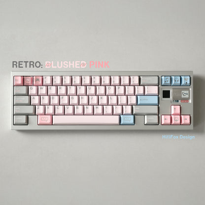 [Preorder] Retro Blushed Pink keycaps set