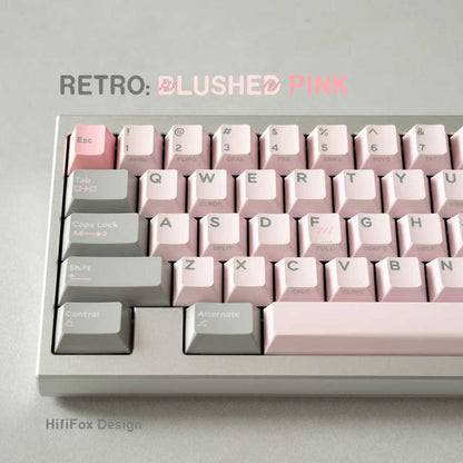 [Preorder] Retro Blushed Pink keycaps set