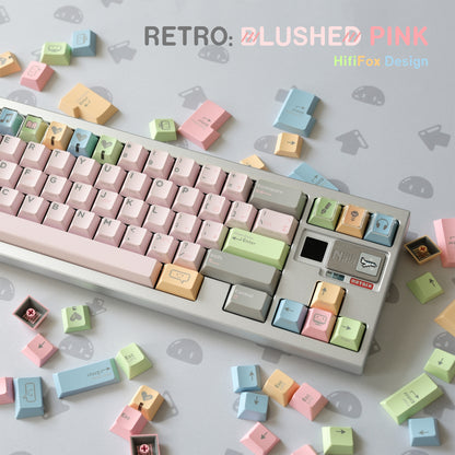[Preorder] Retro Blushed Pink keycaps set