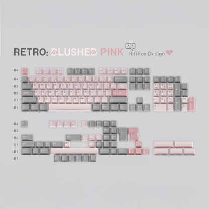 [Preorder] Retro Blushed Pink keycaps set