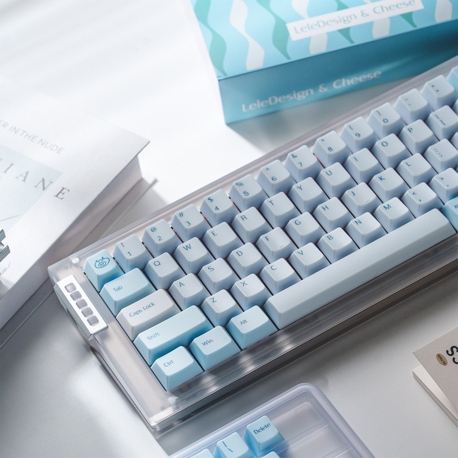 [In Stock] Snowspire Lake PC keycaps by Keys in Cheese Studio