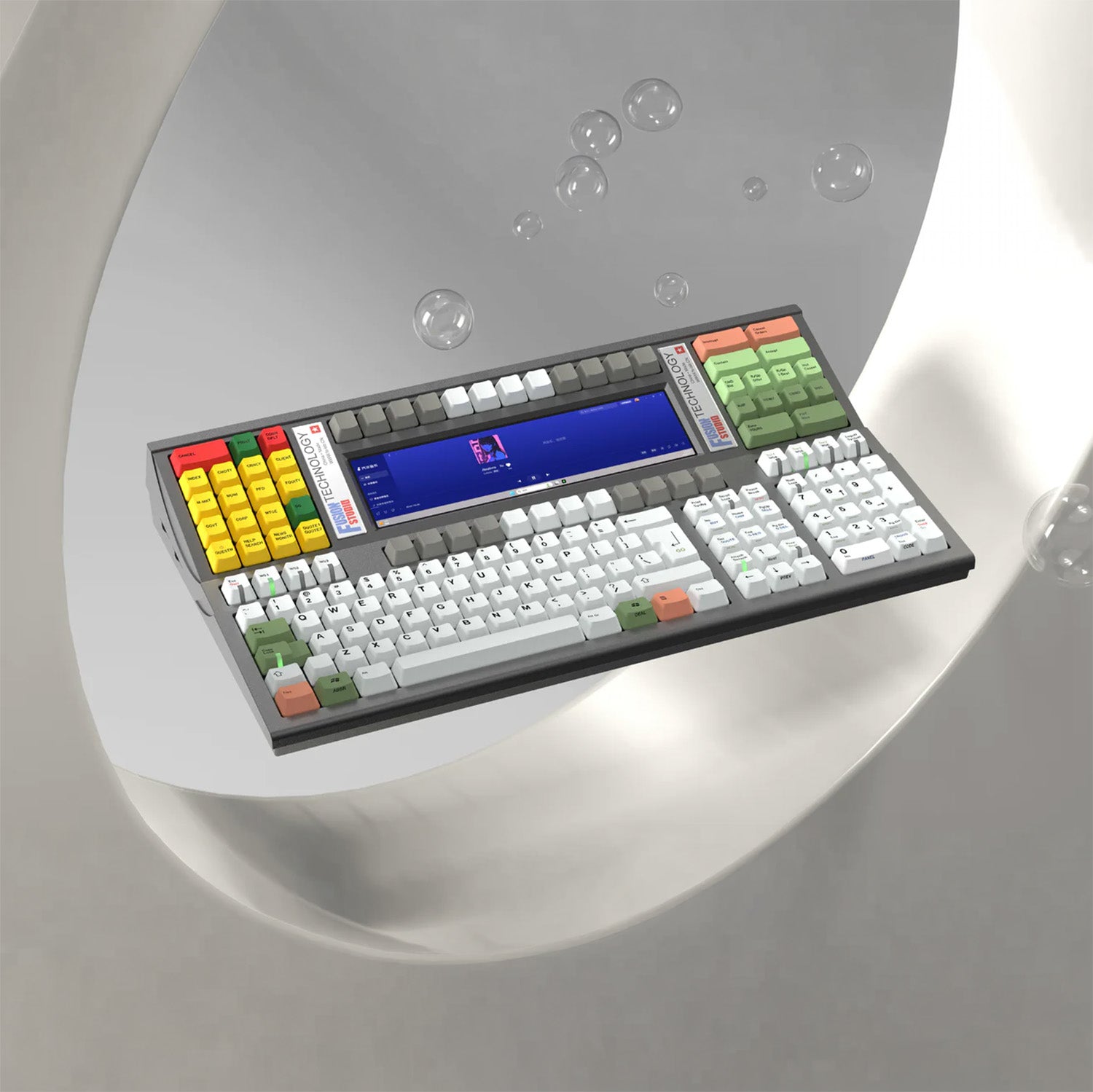 [GB] VS06 mechanical keyboard with 8.8" display
