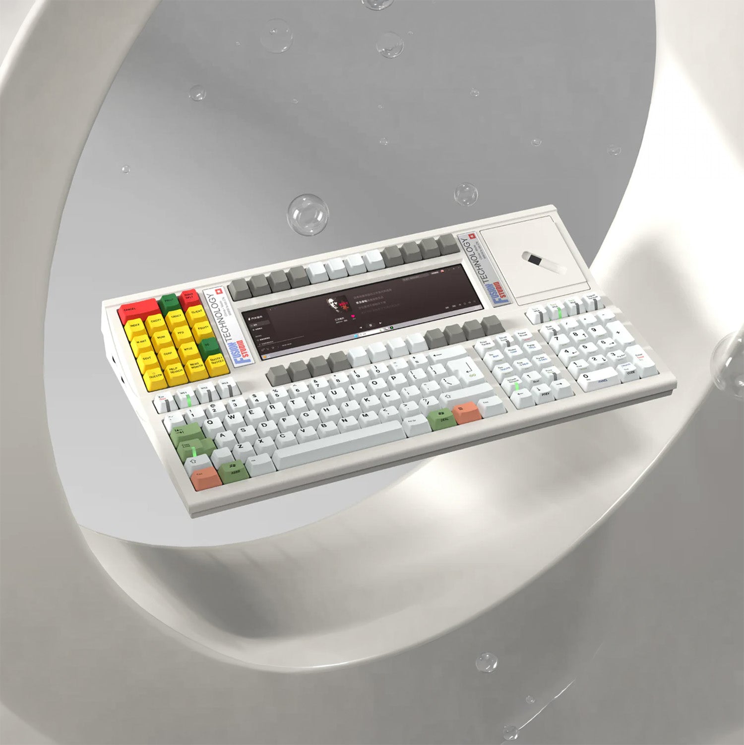 [GB] VS06 mechanical keyboard with 8.8" display