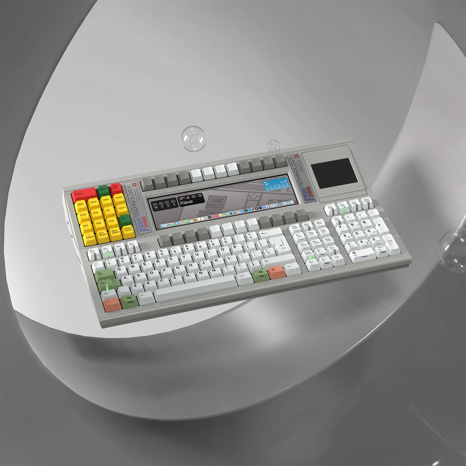 [GB] VS06 mechanical keyboard with 8.8" display