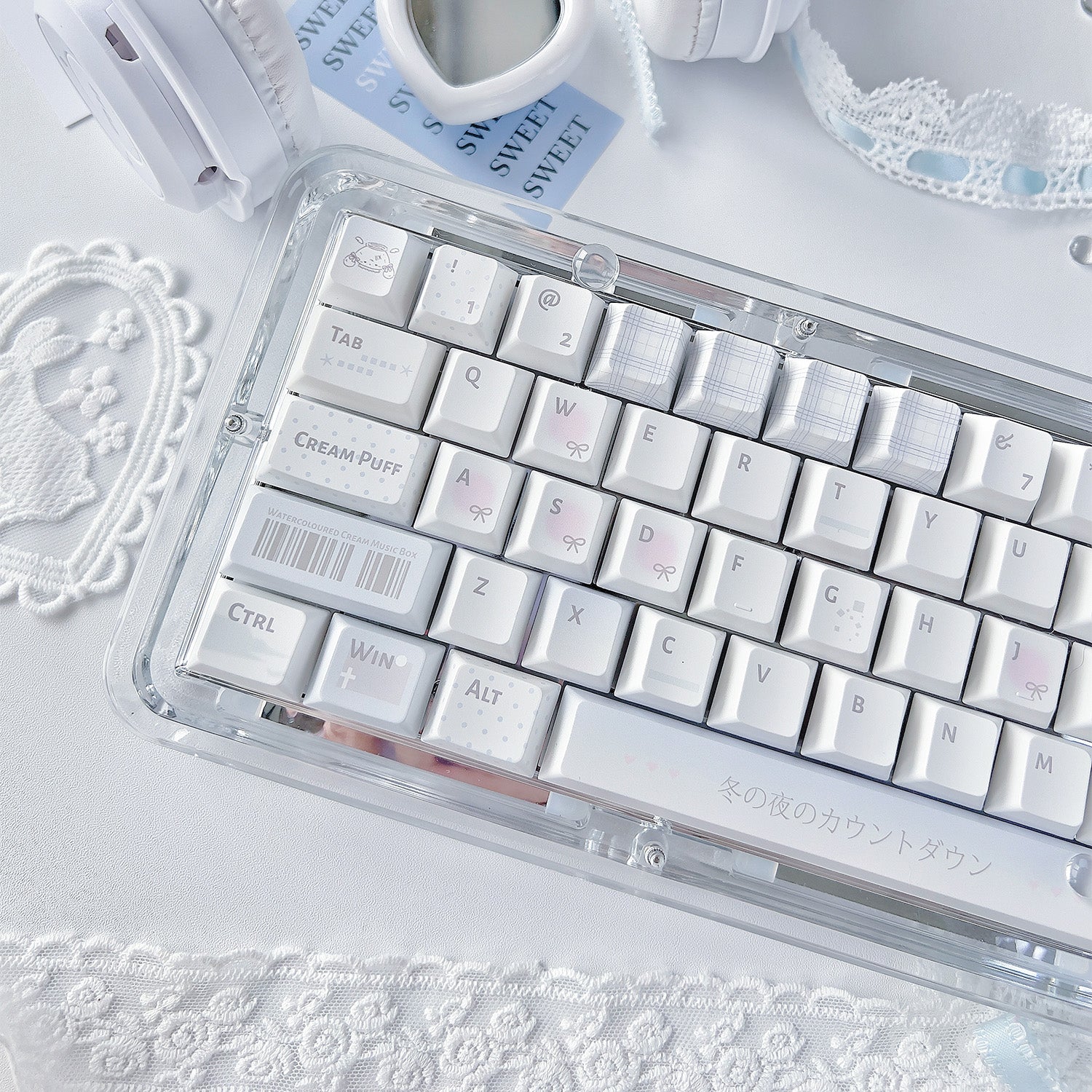 [Coming Soon] Watercolored Diary PBT keycaps