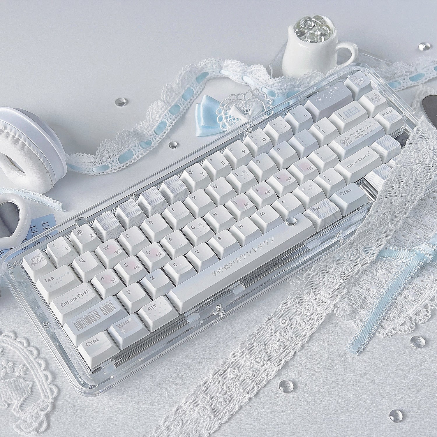 [Coming Soon] Watercolored Diary PBT keycaps