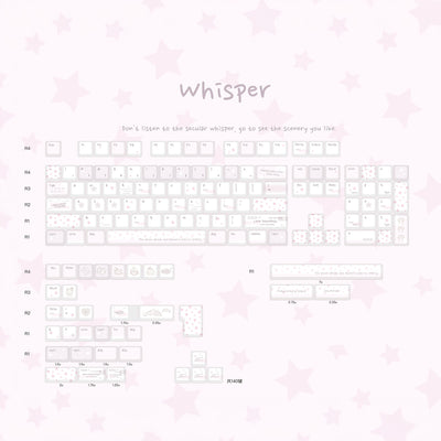 [Coming Soon] Whisper - PBT Keycaps
