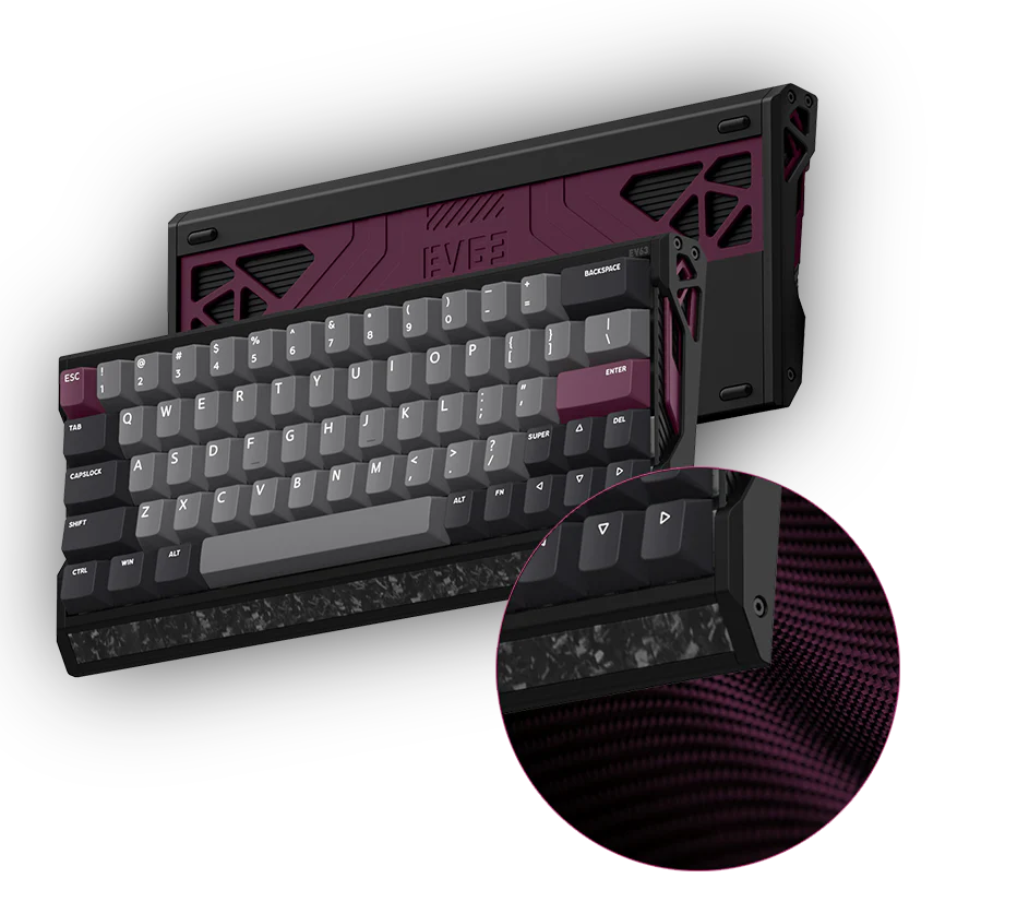 IQUNIX EV63 HE Magnetic Keyboard
