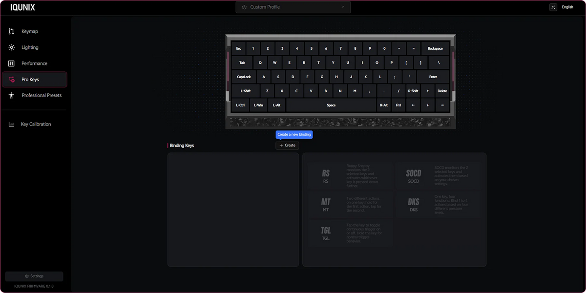 IQUNIX EV63 HE Magnetic Keyboard