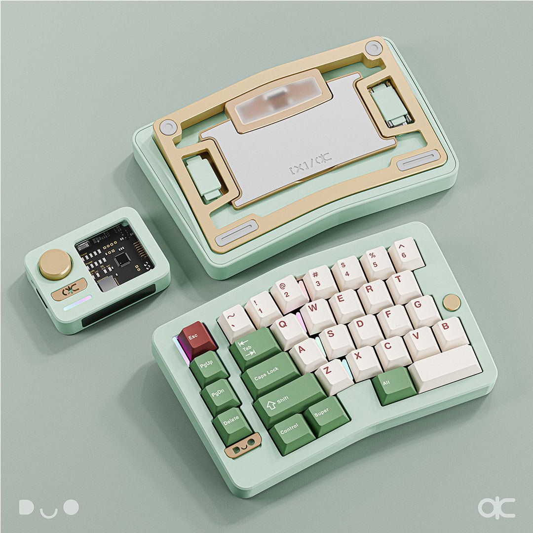 [Extra] QK Alice Duo with Wrist rest - KeyBay Tech