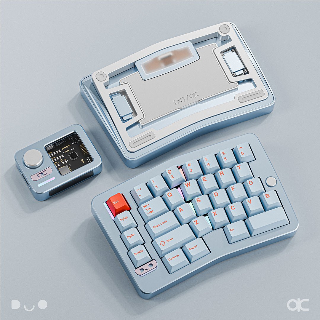[Extra] QK Alice Duo with Wrist rest - KeyBay Tech