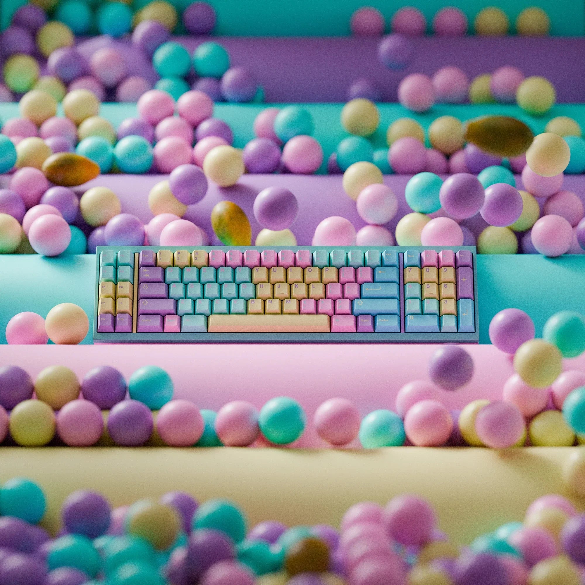 [GB] GMK Divinapapaya ABS/PBT Keycaps - KeyBay Tech