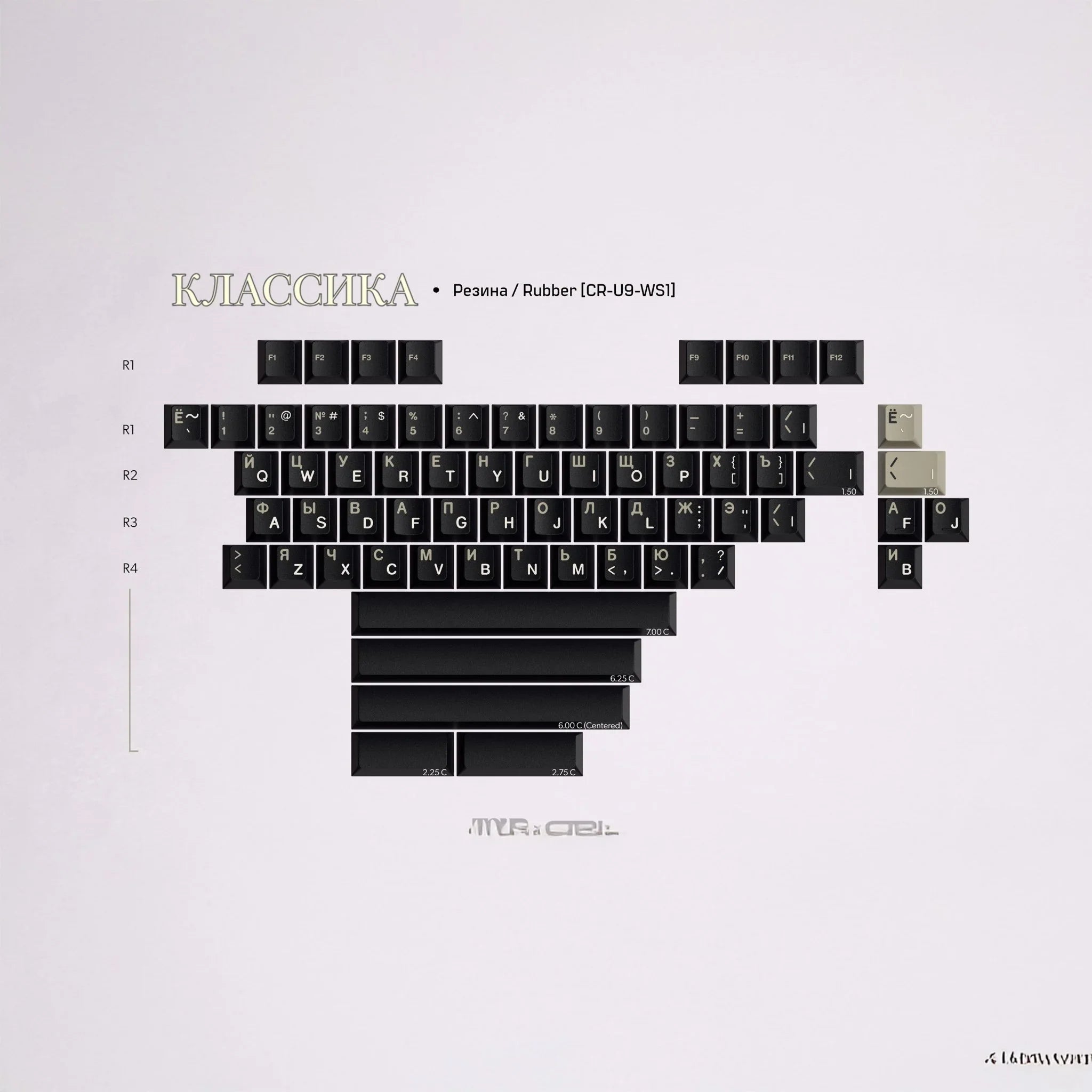 [GB] GMK классика (Classic) ABS Keycaps - KeyBay Tech