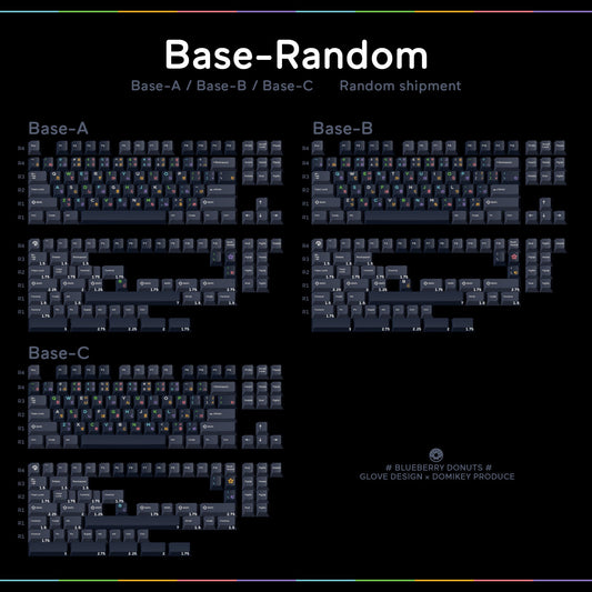 Glove x DMK Blueberry Dounts - KeyBay Tech