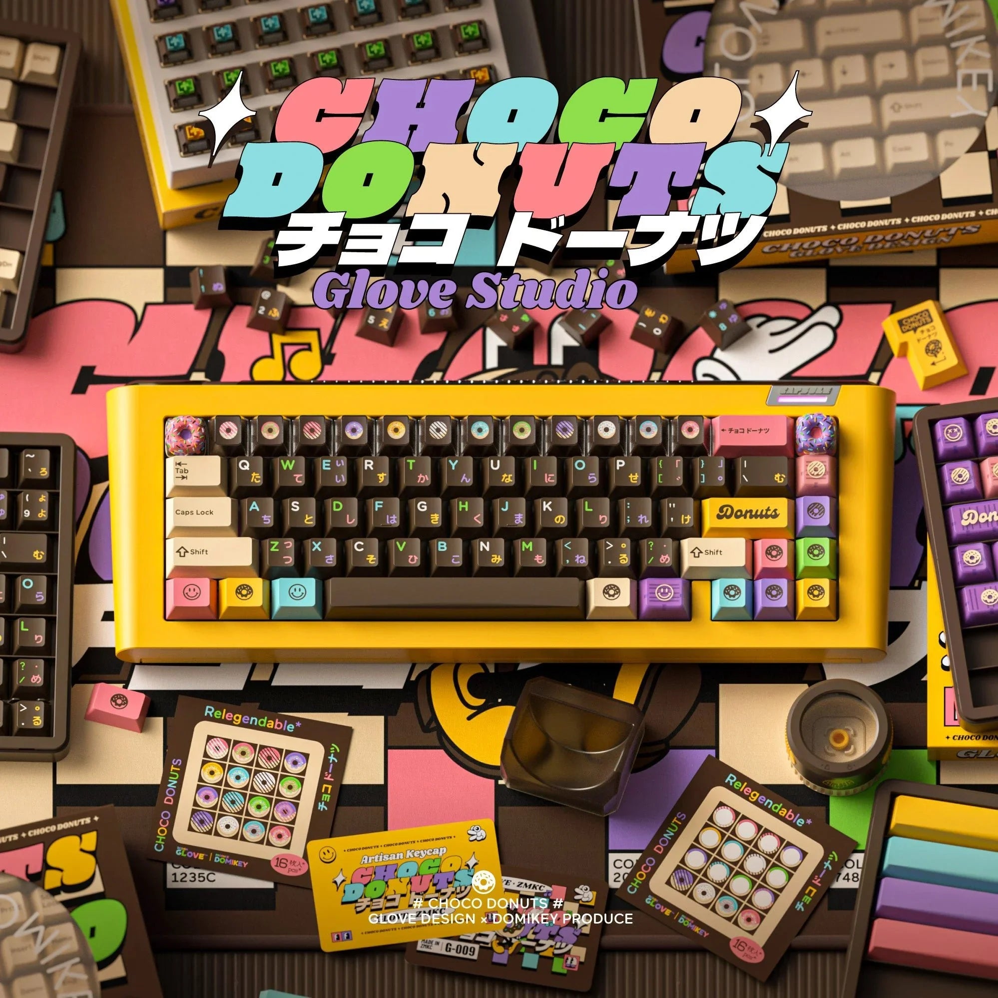 Glove x DMK Choco Donuts R2 - KeyBay Tech