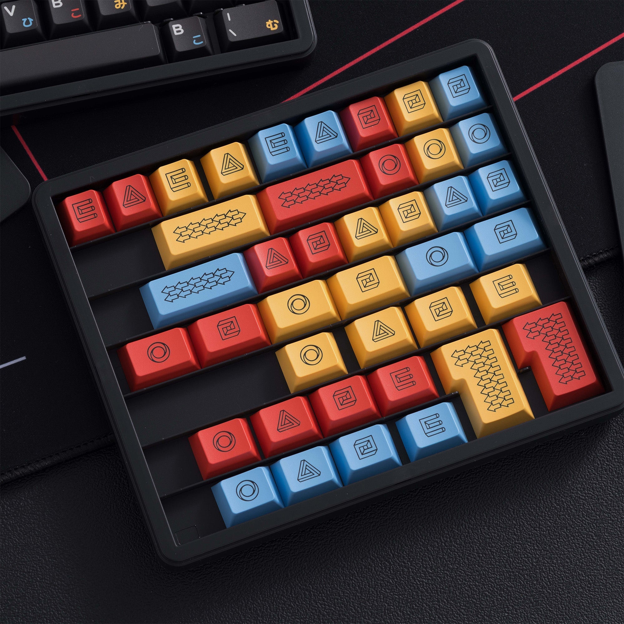 Ddr Keycaps Glove x DMK Illusion ABS Keycaps – Cherry Profile Triple‑shot | Ships ...