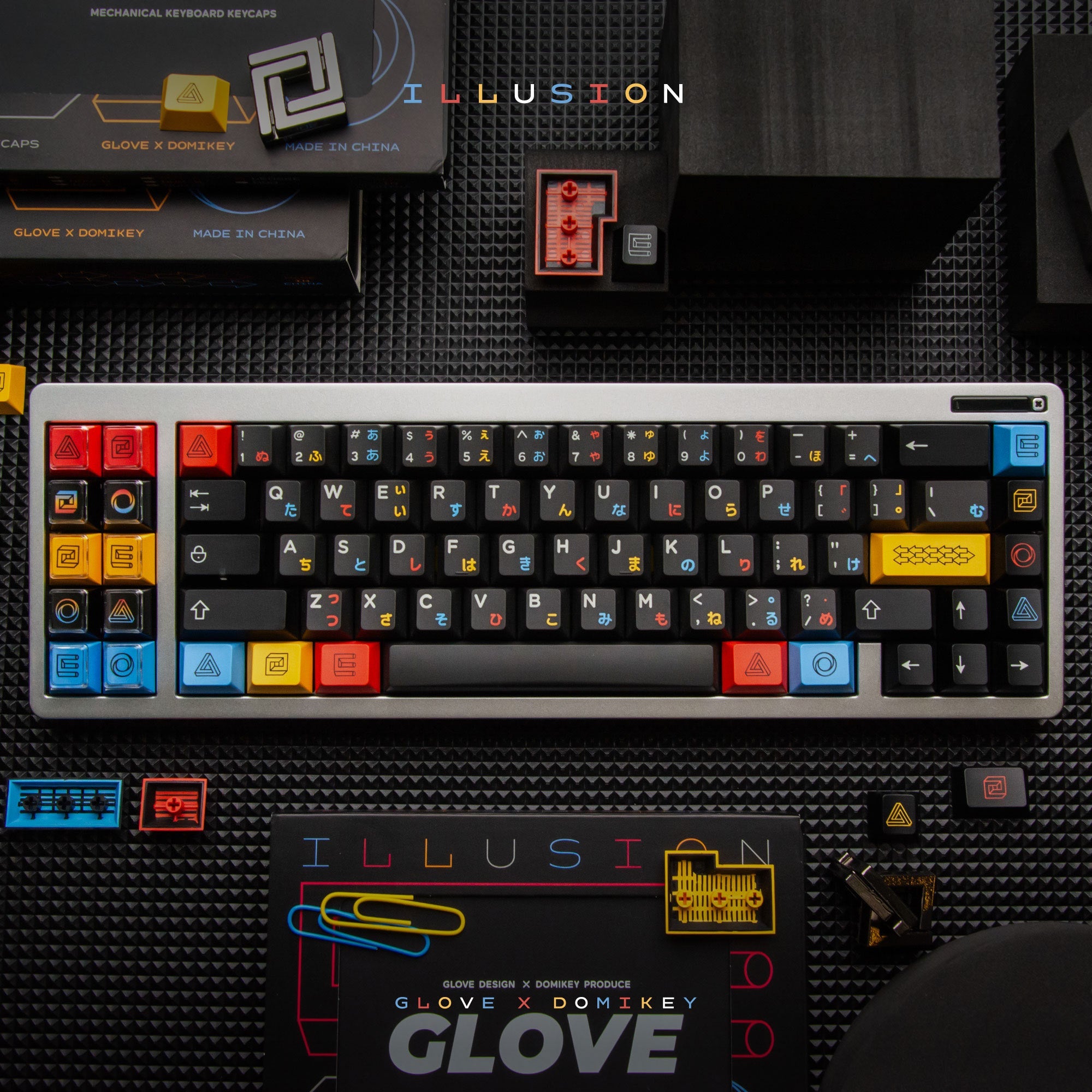 Glove x DMK Illusion Keycap set - KeyBay Tech