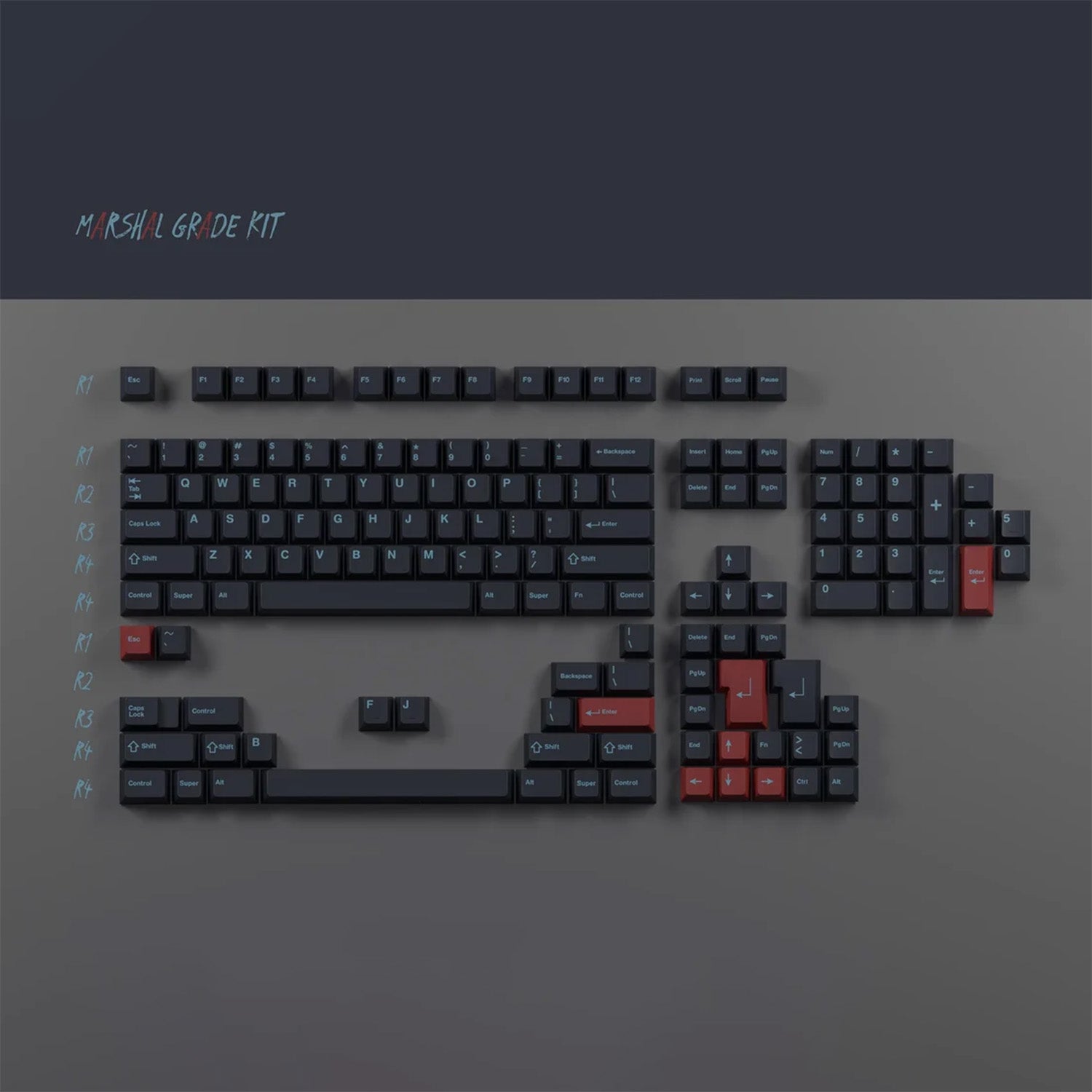 GMK Shadow Keycaps
